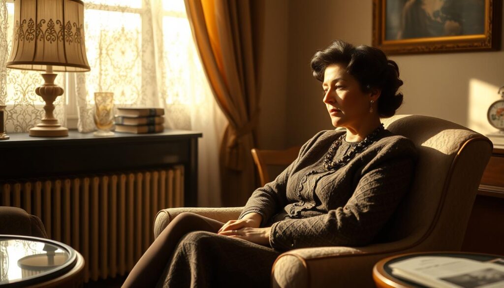 Coco Chanel em seu apartamento privado