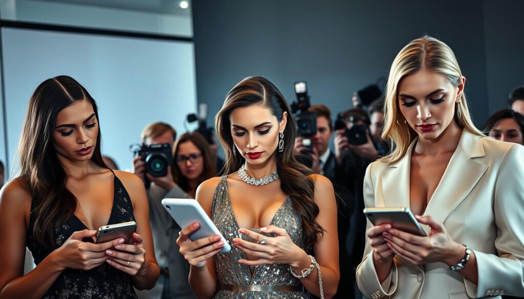 celebridades gerenciando exposição midiática