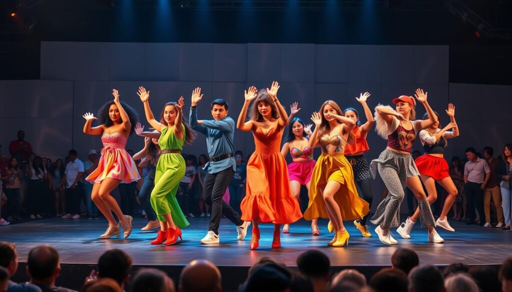 danças populares no TikTok