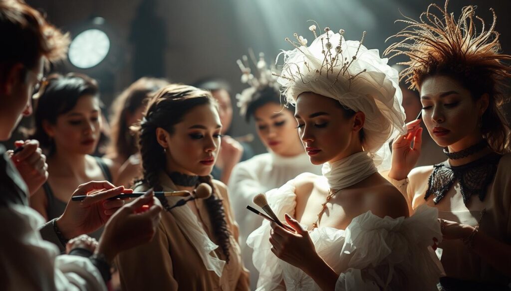 impacto de improvisações nos bastidores