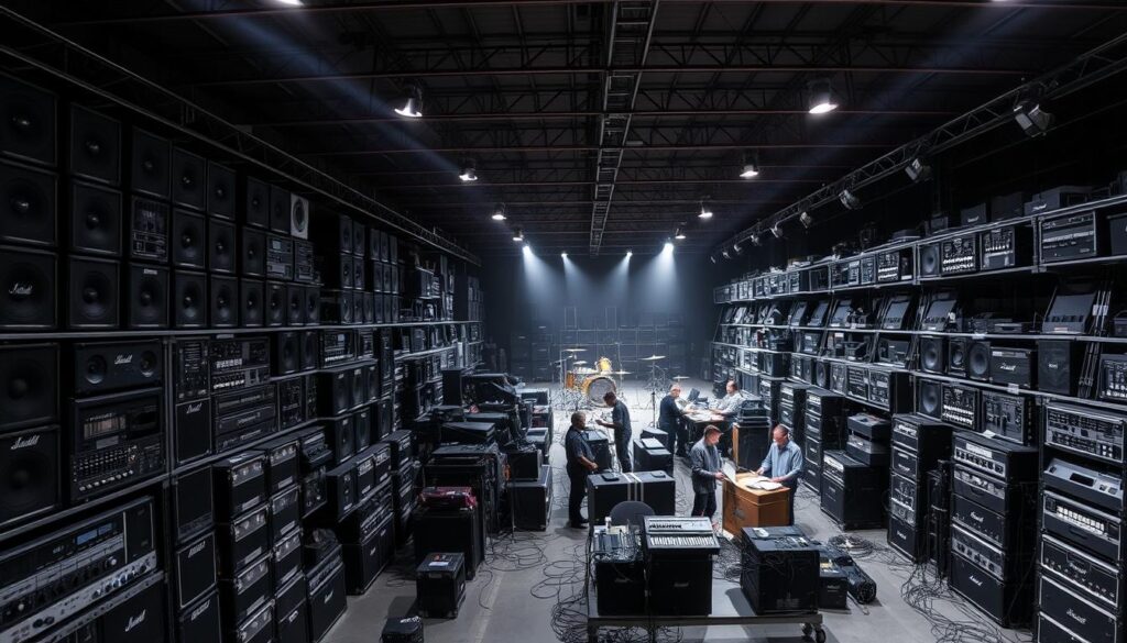 logística de equipamentos