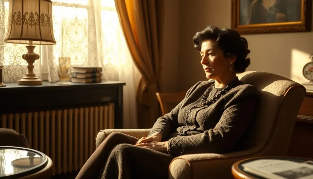 Coco Chanel em seu apartamento privado