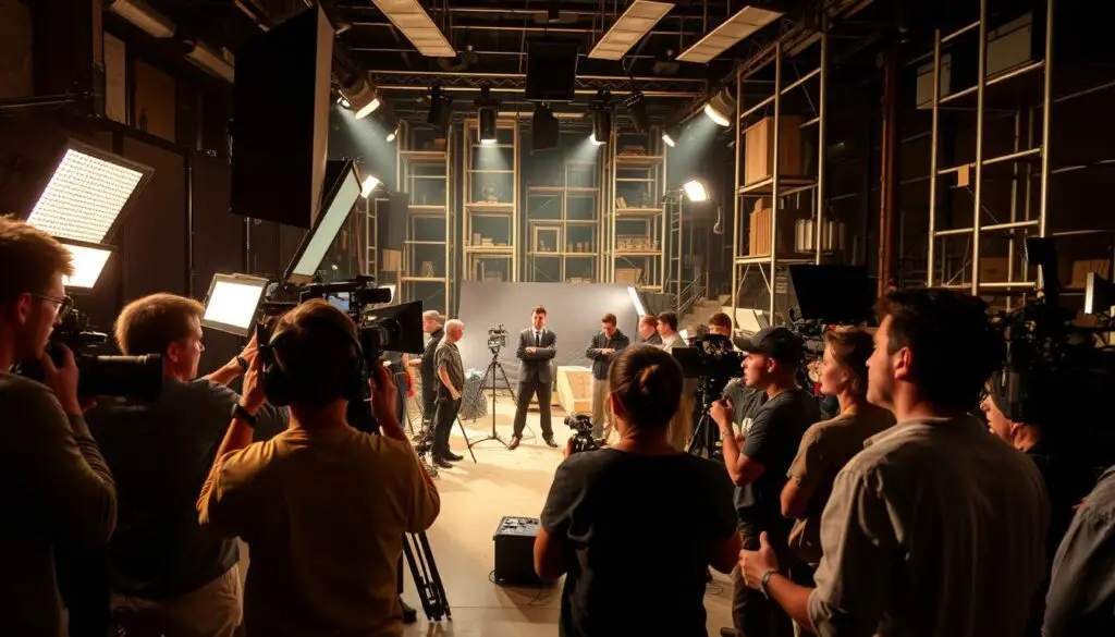 bastidores do cinema