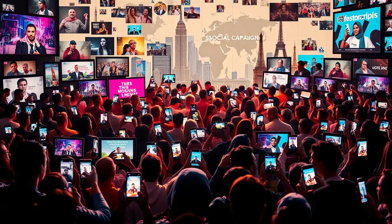 causas virais, ativismo digital, campanhas online