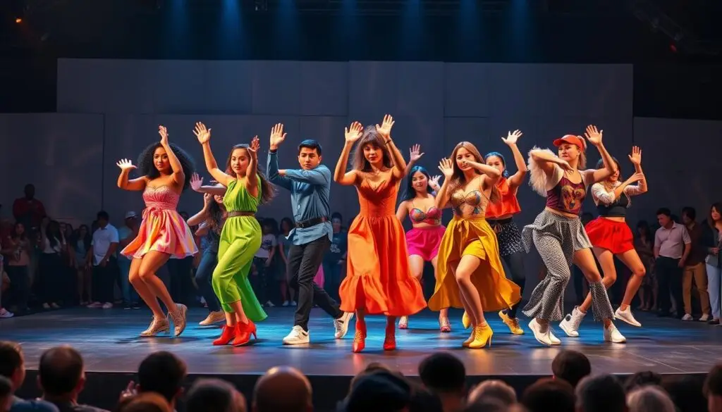 danças populares no TikTok