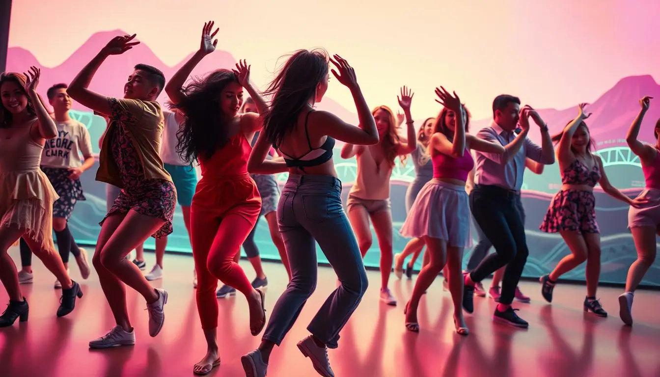 danças virais, desafios TikTok, tendências musicais