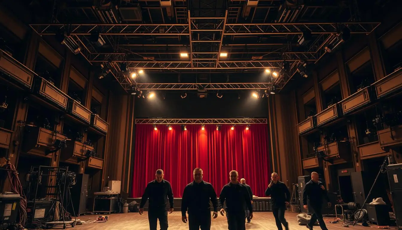 eventos de premiação, bastidores de shows, cultura pop global