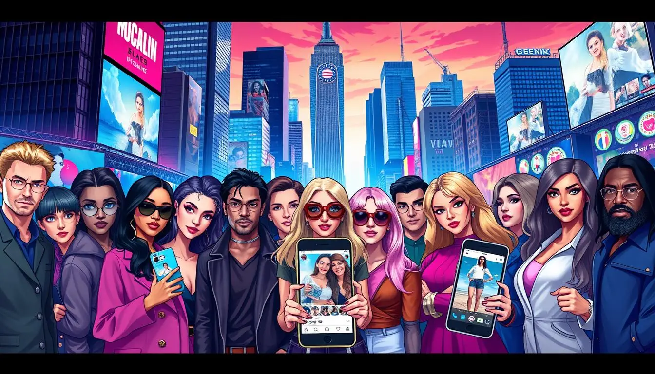 celebridades 2025, famosos nas redes sociais, influenciadores do moment